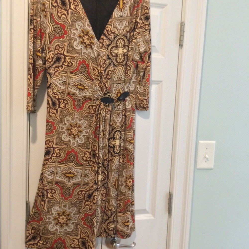 Beautiful Dress in Fall Colors Size L